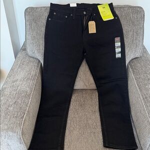 Levi's Men's Straight Black Jeans